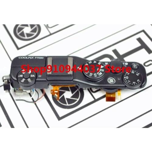 For Nikon Coolpix P7000 Top Cover Assembly Shutter Dial Flash Repair Part DH5386
