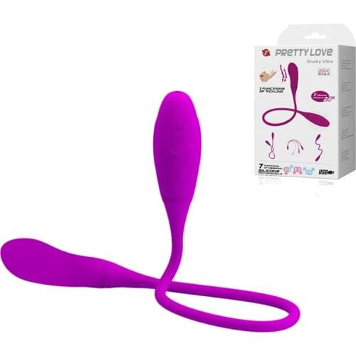 Pretty Love Double Ended Finger Vibrating Eggs Clitoris Stimulator 7 Speed Vibrator G Spot Stimulator Adult Sex Toys For Women