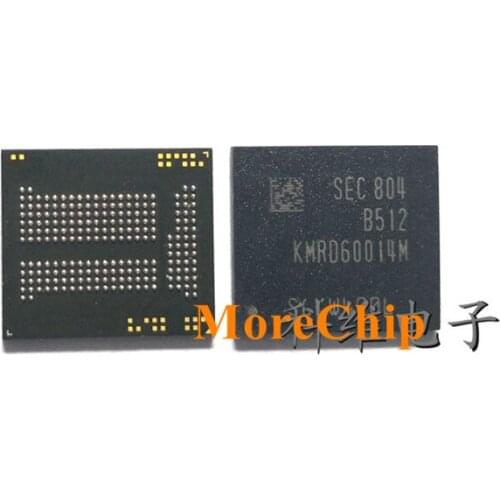 KMRD60014M-B512 eMMC EMCP BGA221 NAND Flash IC 64GB Memory 4G RAM 64+4 Store Chip Soldered Ball