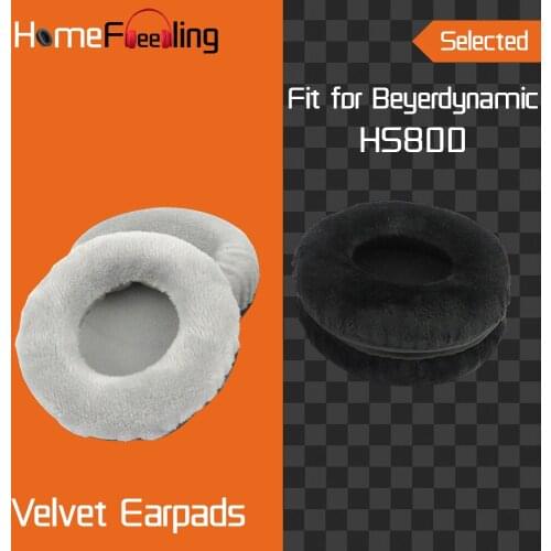 Homefeeling Earpads for Beyerdynamic HS800 Headphones Earpad Cushions Covers Velvet Ear Pad Replacement