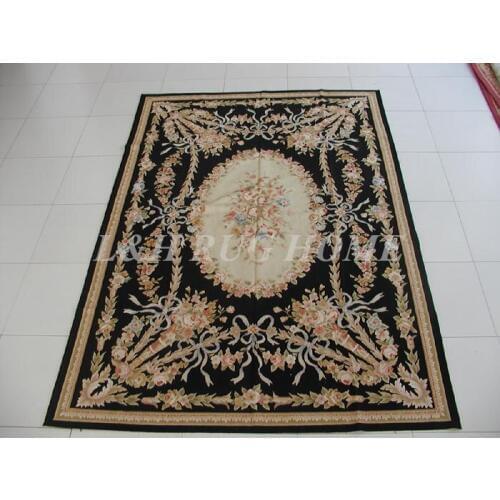 Free Shipping 4'X6' French Woolen Aubusson rug handmade 100% New Zealand wool rugs and carpets wholesale & Retail rug store