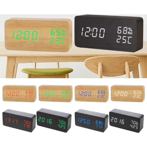 Creative Display Time Temperature Date Alarm Clock for Office School Gift for Family Friends or Partners for Birthdays