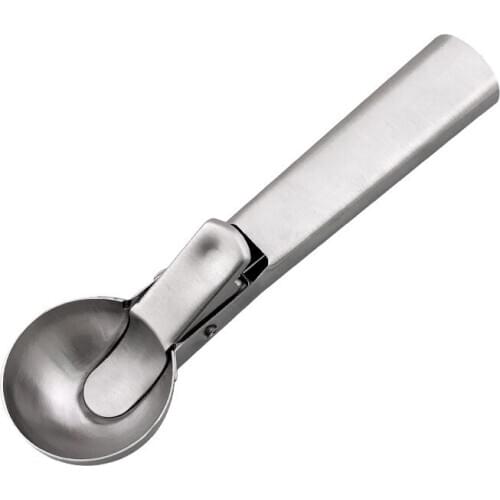 New Stainless Steel Ice Cream Spoon Ice Cream Scooper Fruit Scooper Non-stick Ice Cream Spoon Ice Cream Spoon
