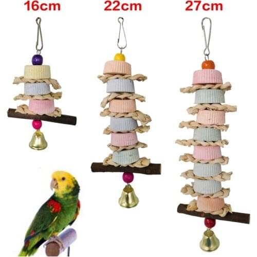 Parrot Hanging Toy Anti-biting Plastic Bell Bird Bite Toy Parrot Chewing Toy Parrots Toys And Bird Accessories For Pet Toy Swing