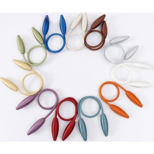 Simple Curtain Rope And Free Style Curtain Clip Bedroom Living Room Free Deformation Curtain Shower Curtain buckle 1PCS