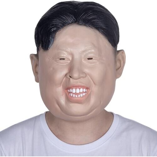 X-merry toy Realistic Celebrity Latex Mask Funny Full Head Male Masks for Halloween Costume Cosplay Fancy Dress