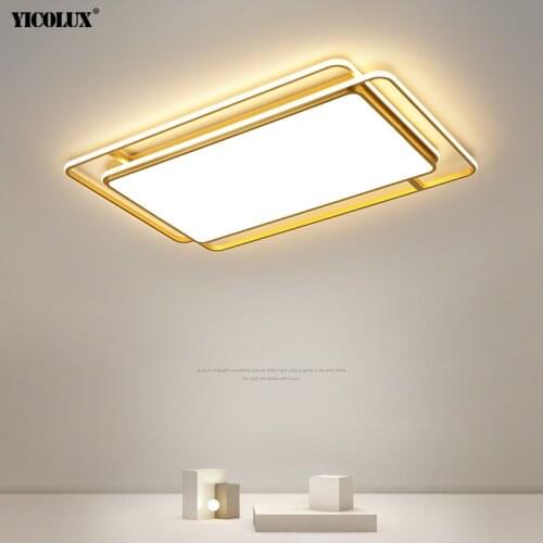 Round Square Golden Black White Gray Green New LED Modern Ceiling Lights Living Dining Room Bedroom Aisle Indoor Lighting Lamps