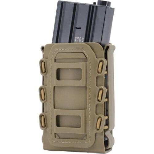 Tactical Scorpion Fast Mag Quick Release Mag TPR Molle Pouch Magazine Holster For Ar15 M4 5.56 7.62 9mm