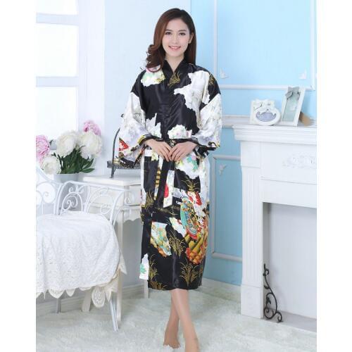 Plus Size Sexy womens Nightwear Robe Bathrobe Bridesmaids Wedding Kimono Robes Free Shipping Summer Style Sleepwear Hot 2016