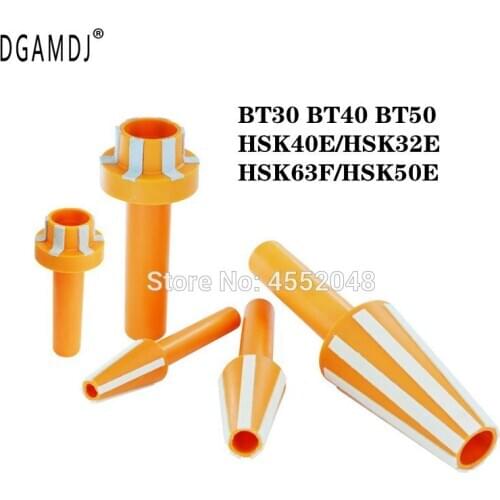 1pcs BT30 BT40 BT50 HSK40E/32E/63F/50E Spindle Taper Wiper CNC Spindle Taper Collet Holder Wipe Cleaner Brush Cleaning Used on C
