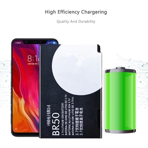 710mAh BR50 Internal Phone Battery ForMotorola Razr V3 V3c V3E V3i V3m V3r V3t V3Z Pebl U6 Prolife 300 500 Mobile Battery