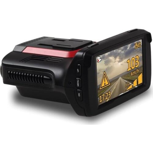 Original Manufacturer Of Ambarella A7 Car Speed Radar Detector Multi-function 3 in 1 With GPS Russia Radar