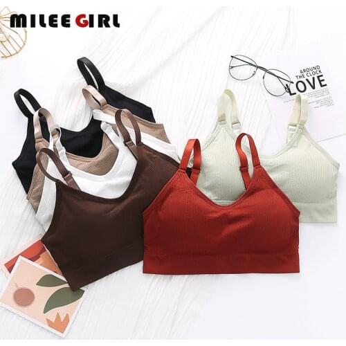 Women Sports Bra,Fitness Crop Top Seamless Yoga Bra Without Bones,Running Gym Tank Top,Comfortable Push Up Outdoor Sport Bra Top