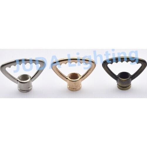 Chandelier chain connection hook Zinc alloy closed ring Triangle hook for ceiling rose canopy M10 hook retro led pendant lights