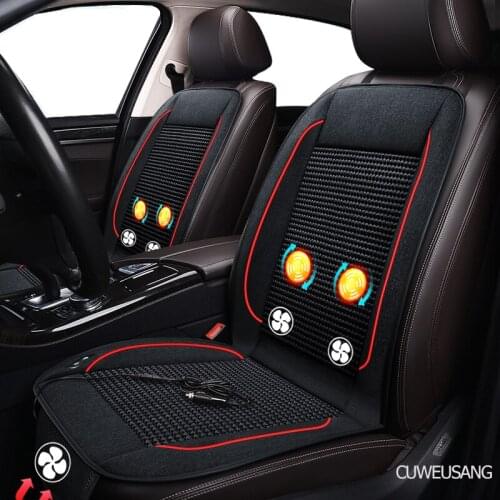 CUWEUSANG 12V Seat ventilation 1pc car seat cover for Renault all models duster megane clio laguna kadjar fluence Captur scenic