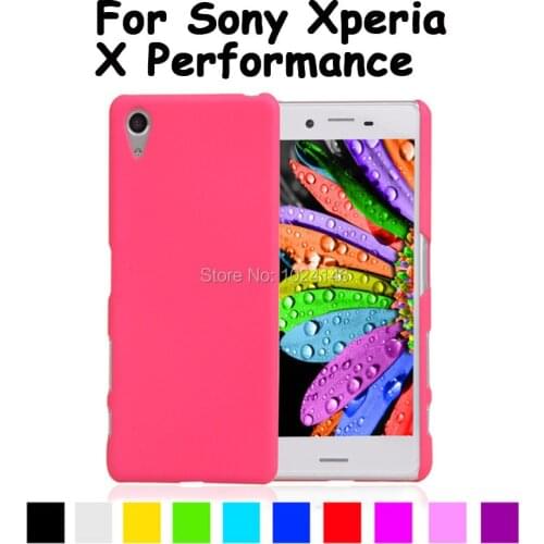 For Sony Xperia X Performance F8132 F8131 5.0" New Slim Matte Hard Plastic Case Candy Color Frosted Anti-fingerprint PC Cover