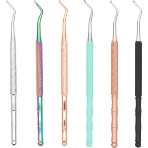 Double Sided Stainless Steel Cuticle Remover Finger Dead Skin Push Nail Cuticle Pusher Manicure Tool