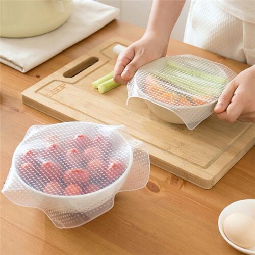 Stretchy Bowl Cover Silicone Suction Lid-bowl Cooking Pot lid Silicone Stretch Lid Dishware Silicone Suction Covers & Bowl Lid