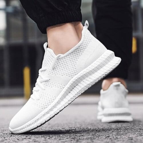 Summer Men Sneakers Running Sport Shoes Male Tennis Casual Shoes Lightweight Men Trainers Breathable Walking Sneakers Size 47