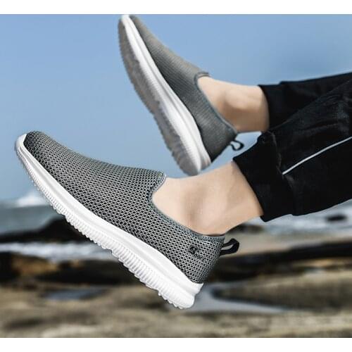 Summer Mesh Men Shoes Lightweight Sneakers Men Fashion Casual Walking Shoes 2021 Breathable Mens Loafers Zapatillas Hombre