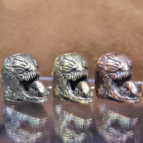 Brass Movie Character Anti-Hero Paracord Knife Beads Lanyard Pendant EDC Outdoor Survival Umbrella Rope Bracelet DIY Accessories