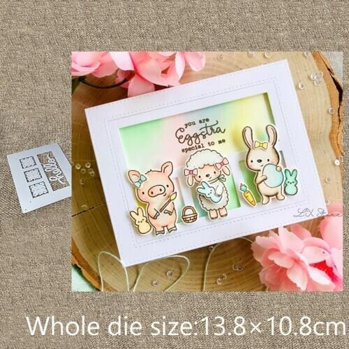 New Design Craft Metal Cutting Dies hello photo frame decoration scrapbook die cuts Album Paper Card Craft Embossing die cuts