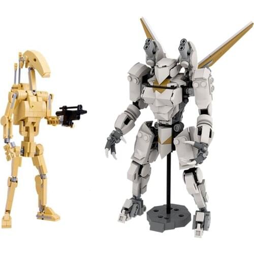 MOC Cool Imitation Mechanical Robot Model Building Blocks ENGEL-01 MK-II Bricks Kit Assemble High-Tech Toy Child Birthday Gift