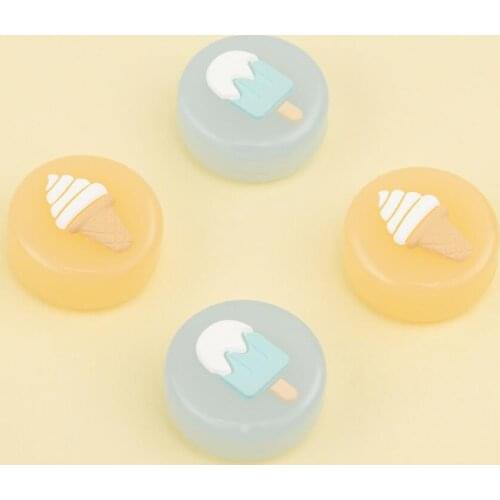 Ice cream Soft Thumb Stick Grip Cap Joystick Protective Cover For Nintendo Switch NS Lite Joy-con Controller Thumbstick Case