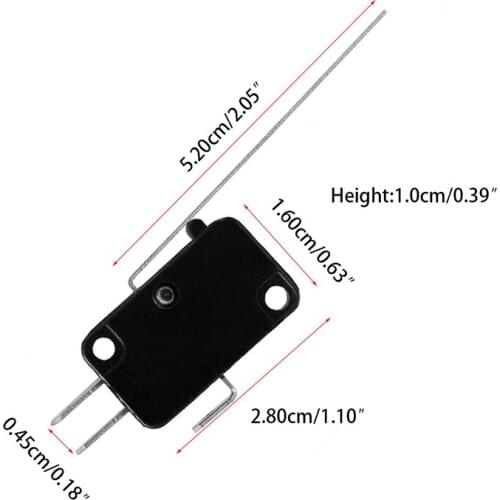 NEW 5pcs KW7-9 Long Straight Hinge Lever Type SPDT Micro Switch Limit Switch