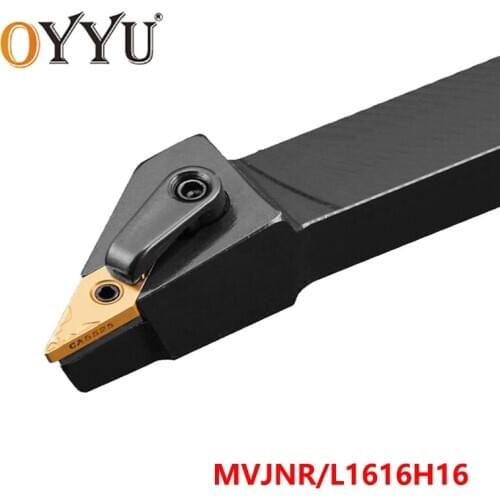 OYYU Lathe Tool Holder MVJNR1616H16 MVJNL1616H16 MVJNR MVJNL 16mm use Carbide Inserts VNMG16 Turning Toolholder