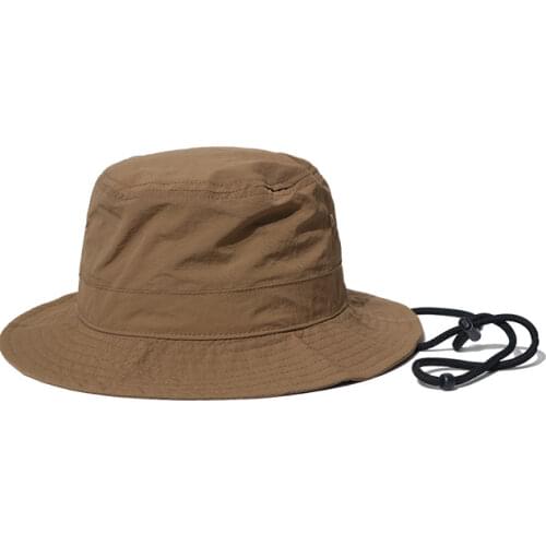 High Quality Unisex Bucket Hats Solid Color Sun Protection Fisherman Hat Outdoor WaterProof Cap Hiking Camping Mens Womens Hat