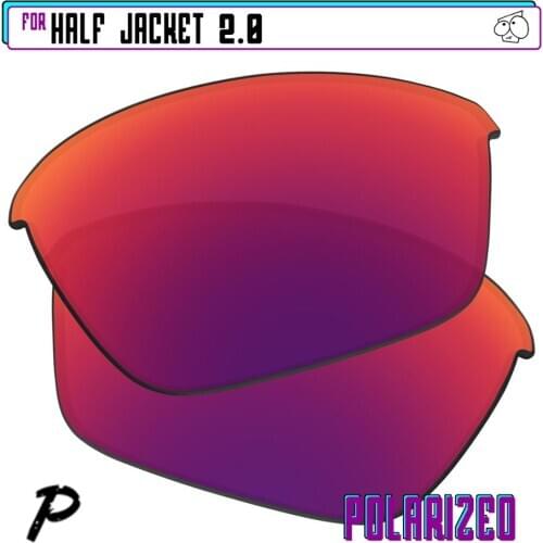EZReplace Polarized Replacement Lenses for - Oakley Half Jacket 2.0 Sunglasses - Midnight P