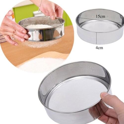 1pc Mesh Flour Sifting Sifter Sieve Strainer Cake Baking Household Kitchen Tools Great For Sifting Flour Stainless Steel