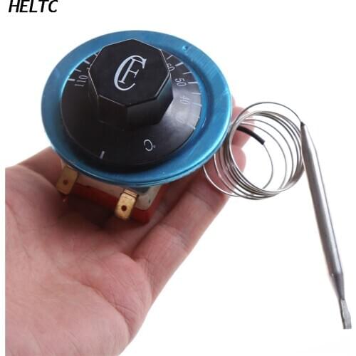 1pc Thermostat Dial Centigrade Ceramic Base Thermostat Water Heater Oven Temperature Switch 220V AC 16A 30-110/60-200/ 50-300