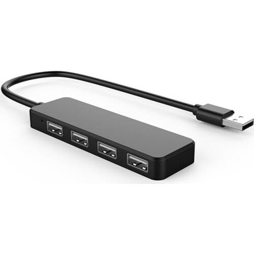 4 in 1 HUB 2.0 USB External 4 Port USB Splitter with micro USB charge for Laptop