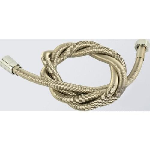 Explosion-proof Spring Shower Hose Encryption Spring Tube Negative Shower stainless steel Bracket Bathroom Shower Accessories