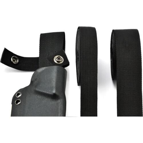 1M Durable Reinforced Nylon Webbing Strap Band Fixed Rope Attachment for KYDEX K Sheath Outdoor DIY Fastener Banding Tools