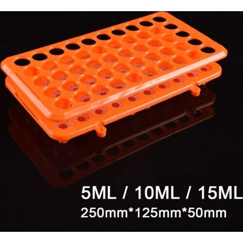 Plastic Test Tube Rack Holder for 5ML / 10ML / 15ML laboratory Test Tubes Rack Centrifuge Tube Rack , 1pcs