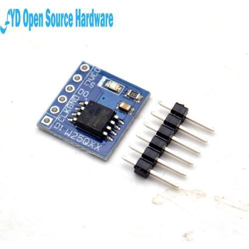 1pcs W25Q32 W25Q64 large capacity FLASH storage module SPI interface BV FV STM32 code
