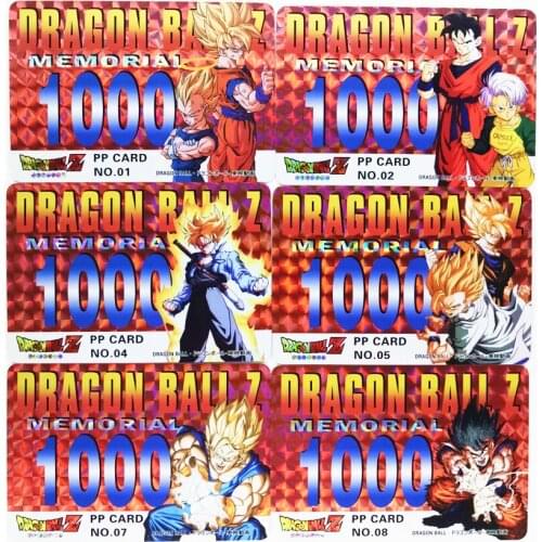 9pcs/set Super Saiyan Dragon Ball Z PP Heroes Battle Card Ultra Instinct Goku Vegeta Game Collection Cards