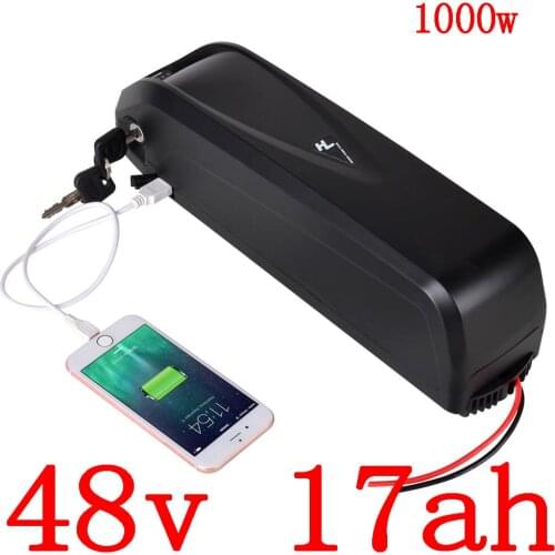48V Electric Bicycle Battery 48V 10Ah 12Ah 13Ah 15Ah 17Ah 18Ah Ebike Battery For 48V 500W 750W 1000W Electric Bike Scooter Motor