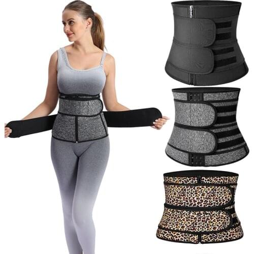 Ao desossado cintura trainer mulheres barriga moldar trimmer cinto neoprene corpo shaper barriga suor shapewear emagrecimento ba