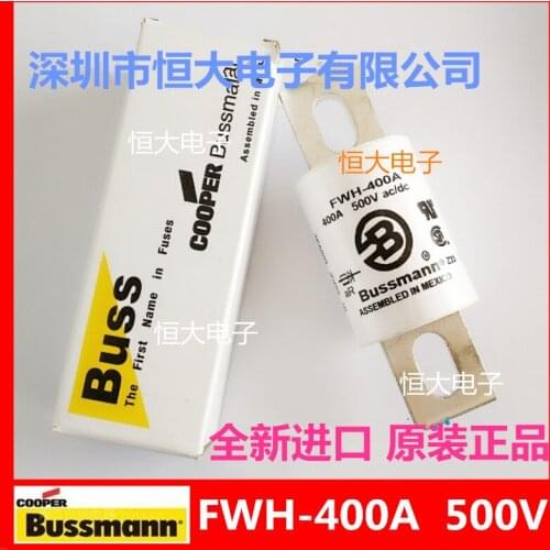 Free shipping 2pcs/lot FWH-400A imported Bussmann fuses 400A 500V