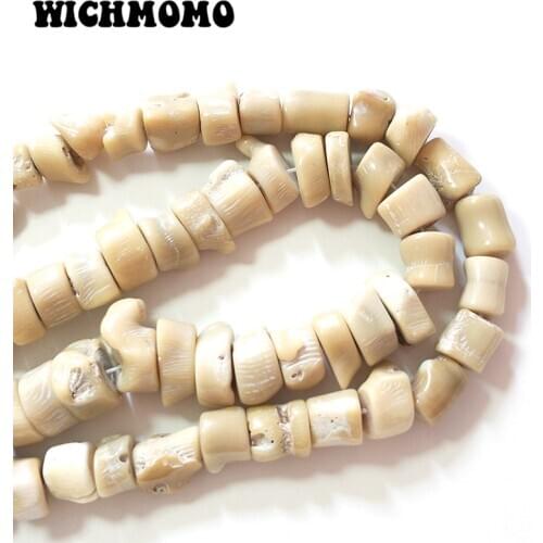 New Fashion 11*12mm 10pieces/bag Natural White Irregular Coral Branch Gravel Loose Beads for DIY Jewelry Necklace Making