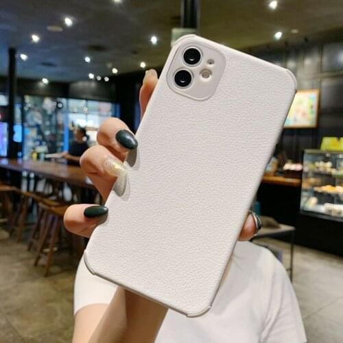 Simple Solid Color Phone Case for iPhone12 Pro MAX Mini 11 Pro MAX XR XS MAX XS X 7 8 Plus SE2020 Cases TPU Protective Cover