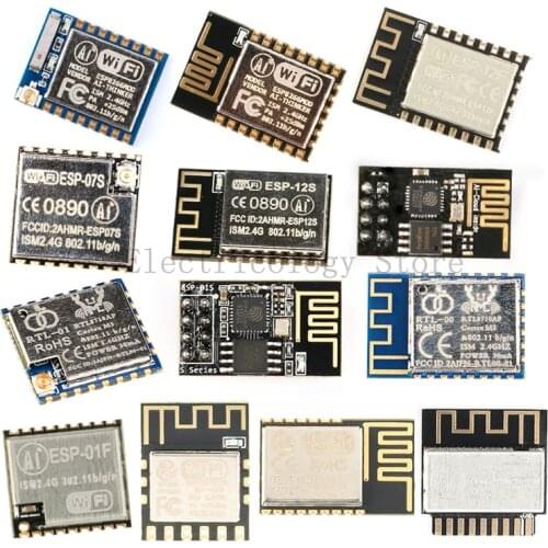 ESP8266 Wifi Wireless Module Adapter ESP-01 ESP-01S ESP-01M ESP-01F ESP-07 ESP-07S ESP-12E ESP-12F ESP-12S ESP-M2 ESP-M3 ESP01