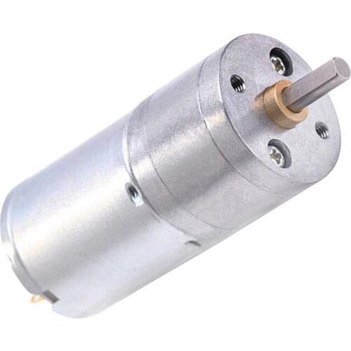 GA25-370 DC motor geared motor 6V 12V high torque electric gear motor 5/10/15/30/60/100/150/200/300/400/500/1000/1200rpm