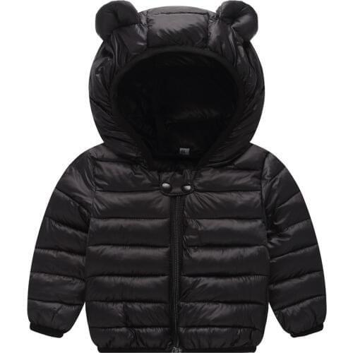 Girl Jackets Girls Outerwear Coats Long Sleeve Solid Thick Kids Baby Boy Down Parkas Cotton Warm Children Clothing