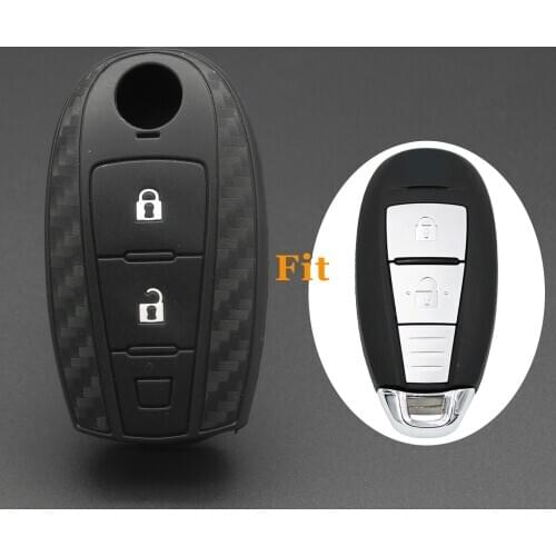 Kutery 10pcs 2 Buttons Remote Car Key Case Silicone Protect Shell For Suzuki Swift Sport Sx4 Scorss
