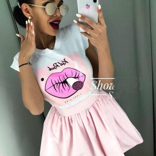 Momoluna Short Sleeve Women's T-Shirts